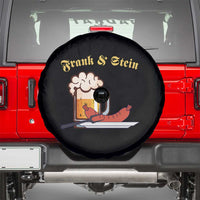 Funny Frank & Stein Spare Tire Cover German Beer Drinking Oktoberfest Sausage - Wonder Print Shop