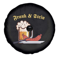 Funny Frank & Stein Spare Tire Cover German Beer Drinking Oktoberfest Sausage - Wonder Print Shop