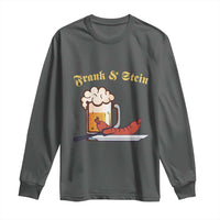 Funny Frank & Stein Long Sleeve Shirt German Beer Drinking Oktoberfest Sausage - Wonder Print Shop