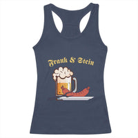 Funny Frank & Stein Racerback Tank Top German Beer Drinking Oktoberfest Sausage - Wonder Print Shop