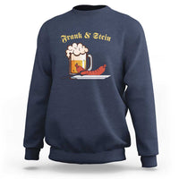Funny Frank & Stein Sweatshirt German Beer Drinking Oktoberfest Sausage - Wonder Print Shop