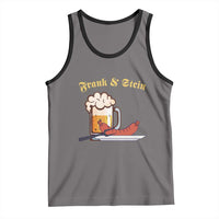 Funny Frank & Stein Tank Top German Beer Drinking Oktoberfest Sausage - Wonder Print Shop