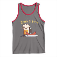 Funny Frank & Stein Tank Top German Beer Drinking Oktoberfest Sausage - Wonder Print Shop