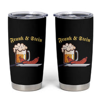 Funny Frank & Stein Tumbler Cup German Beer Drinking Oktoberfest Sausage - Wonder Print Shop