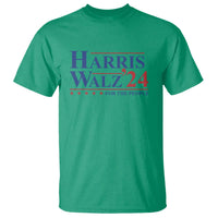 Harris Walz'24 T Shirt Presidential Election 2024 US Flag - Wonder Print Shop