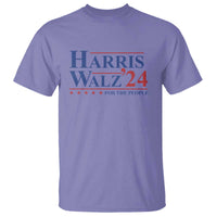 Harris Walz'24 T Shirt Presidential Election 2024 US Flag - Wonder Print Shop
