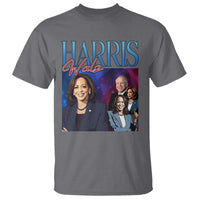 Harris Walz Supporter T Shirt Presidential Election Pearls US Flag - Wonder Print Shop