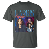 Harris Walz Supporter T Shirt Presidential Election Pearls US Flag - Wonder Print Shop