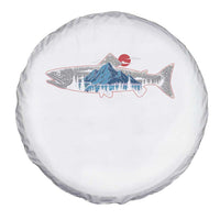 Trout Fly Fish Nature Montane Forest Fishing Camping Spare Tire Cover - Wonder Print Shop