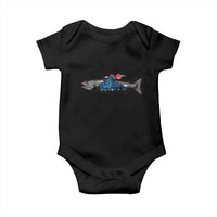Trout Fly Fish Nature Montane Forest Fishing Camping Baby Onesie - Wonder Print Shop