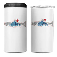 Trout Fly Fish Nature Montane Forest Fishing Camping 4 in 1 Can Cooler Tumbler - Wonder Print Shop