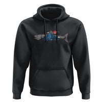 Trout Fly Fish Nature Montane Forest Fishing Camping Hoodie - Wonder Print Shop