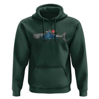 Trout Fly Fish Nature Montane Forest Fishing Camping Hoodie - Wonder Print Shop