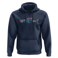 Trout Fly Fish Nature Montane Forest Fishing Camping Hoodie - Wonder Print Shop