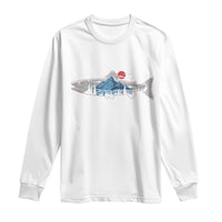 Trout Fly Fish Nature Montane Forest Fishing Camping Long Sleeve Shirt - Wonder Print Shop