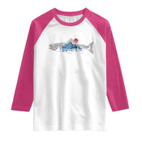 Trout Fly Fish Nature Montane Forest Fishing Camping Raglan Shirt - Wonder Print Shop