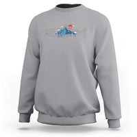 Trout Fly Fish Nature Montane Forest Fishing Camping Sweatshirt - Wonder Print Shop