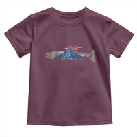 Trout Fly Fish Nature Montane Forest Fishing Camping Toddler T Shirt - Wonder Print Shop