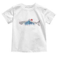 Trout Fly Fish Nature Montane Forest Fishing Camping Toddler T Shirt - Wonder Print Shop