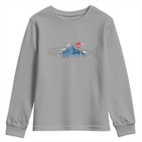 Trout Fly Fish Nature Montane Forest Fishing Camping Youth Sweatshirt - Wonder Print Shop