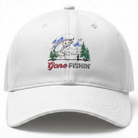 Gone Fishing Baseball Cap Trout Fishing Lover Montane Forest