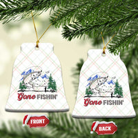 Gone Fishing Ceramic Ornament Trout Fishing Lover Montane Forest - Wonder Print Shop