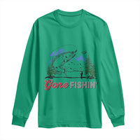 Gone Fishing Long Sleeve Shirt Trout Fishing Lover Montane Forest - Wonder Print Shop
