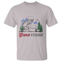 Gone Fishing T Shirt Trout Fishing Lover Montane Forest - Wonder Print Shop
