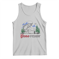 Gone Fishing Tank Top Trout Fishing Lover Montane Forest - Wonder Print Shop