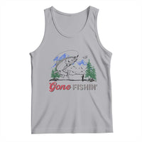 Gone Fishing Tank Top Trout Fishing Lover Montane Forest - Wonder Print Shop