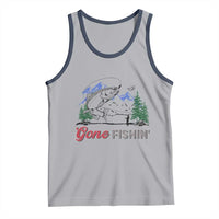 Gone Fishing Tank Top Trout Fishing Lover Montane Forest - Wonder Print Shop