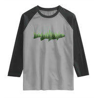 Trout Fly Fishing Outdoor Forest Nature Wildlife Fisherman Raglan Shirt - Wonder Print Shop