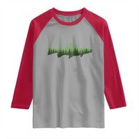 Trout Fly Fishing Outdoor Forest Nature Wildlife Fisherman Raglan Shirt - Wonder Print Shop