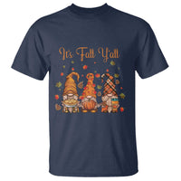 Autumn Season T Shirt It's Fall Y'all Gnomies Thanksgiving Maple Leaf - Wonder Print Shop
