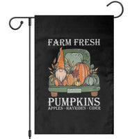 Thanksgiving Garden Flag Farm Fresh Pumpkins Apples Hayrides Cider Autumn Season - Wonder Print Shop