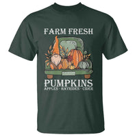 Thanksgiving T Shirt Farm Fresh Pumpkins Apples Hayrides Cider Autumn Season - Wonder Print Shop