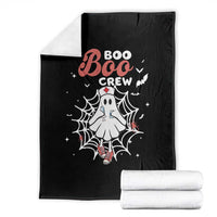 Halloween Nurse Throw Blanket Boo Boo Crew Cute Ghost Nursing - Wonder Print Shop