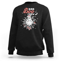 Halloween Nurse Sweatshirt Boo Boo Crew Cute Ghost Nursing - Wonder Print Shop