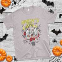 Halloween Bachelorette Party T Shirt Bride's Boo Crew Ghost Vintage Flower - Wonder Print Shop