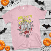 Halloween Bachelorette Party T Shirt Bride's Boo Crew Ghost Vintage Flower - Wonder Print Shop