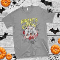 Halloween Bachelorette Party T Shirt Bride's Boo Crew Ghost Vintage Flower - Wonder Print Shop
