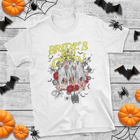 Halloween Bachelorette Party T Shirt Bride's Boo Crew Ghost Vintage Flower - Wonder Print Shop