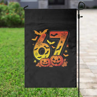 Funny 67 Halloween Garden Flag Spooky Six Seven Meme Gen Alpha Slang - Wonder Print Shop
