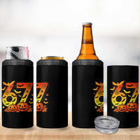 Funny 67 Halloween 4 in 1 Can Cooler Tumbler Spooky Six Seven Meme Gen Alpha Slang - Wonder Print Shop