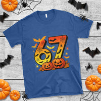 Funny 67 Halloween T Shirt Spooky Six Seven Meme Gen Alpha Slang - Wonder Print Shop
