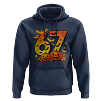 Funny 67 Halloween Hoodie Spooky Six Seven Meme Gen Alpha Slang - Wonder Print Shop
