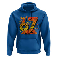 Funny 67 Halloween Hoodie Spooky Six Seven Meme Gen Alpha Slang - Wonder Print Shop
