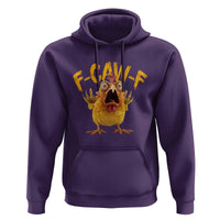 Funny F Caw F Chicken Hoodie Rooster Meme Humor - Wonder Print Shop