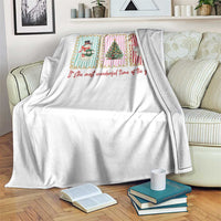 It's The Most Wonderful Time Of The Year Throw Blanket Coquette Christmas - Wonder Print Shop