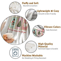 It's The Most Wonderful Time Of The Year Throw Blanket Coquette Christmas - Wonder Print Shop